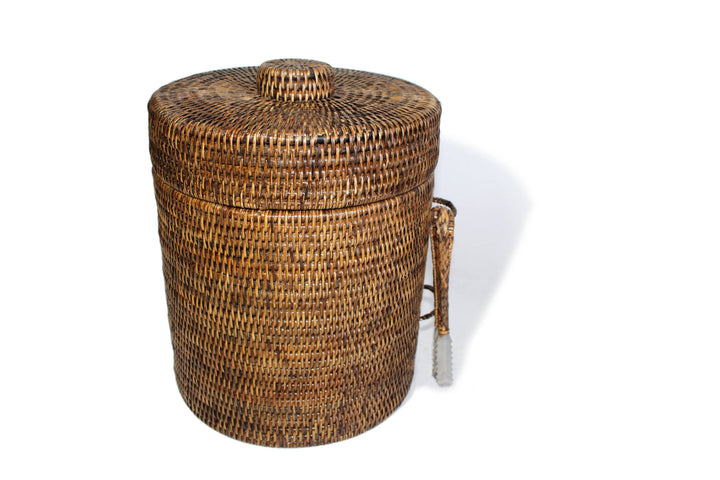 Round Ice Bucket  w/ Thermos Liner (Large) - AB 10.25&