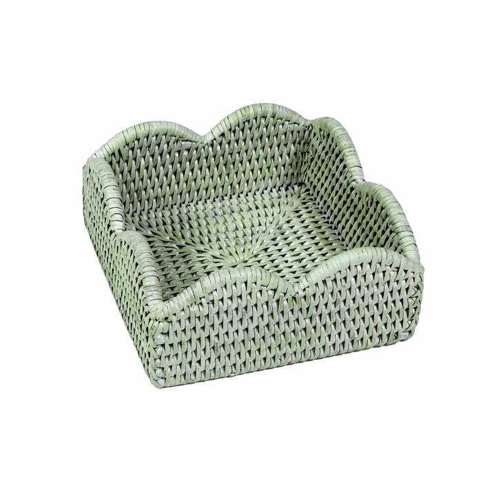 Rattan Scallop Napkin Holder