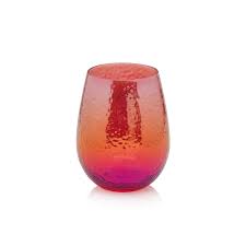 Aperitivo Luster Stemless Wine Glass S/2