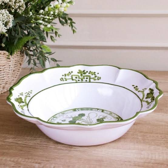 Vida Faenza Bowl 13.5"-Gr/Wht