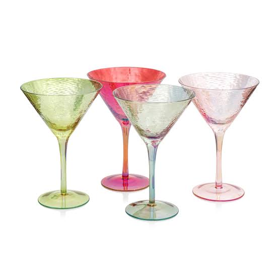 Aperitivo Luster Martini Glass S/2