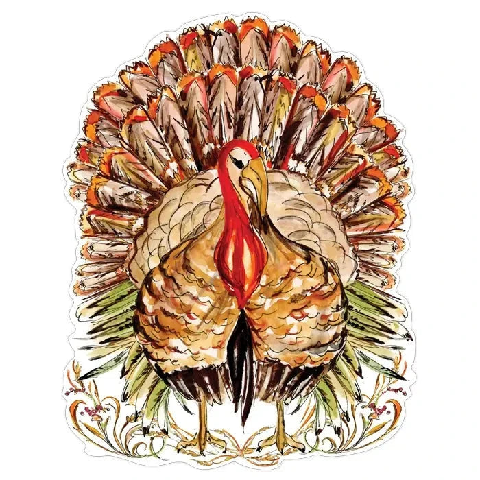 Handpainted Standing Turkey-Posh